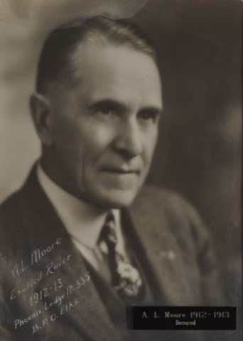 A. L. Moore, Exalted Ruler 1912-13