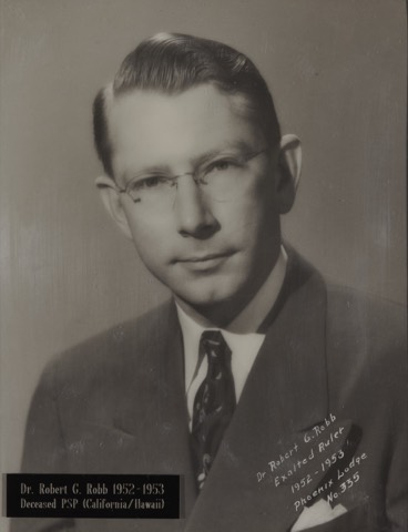 Dr. Robert G. Robb, Exalted Ruler 1952-53