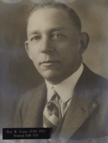 Alex W. Crane, Exalted Ruler 1930-31