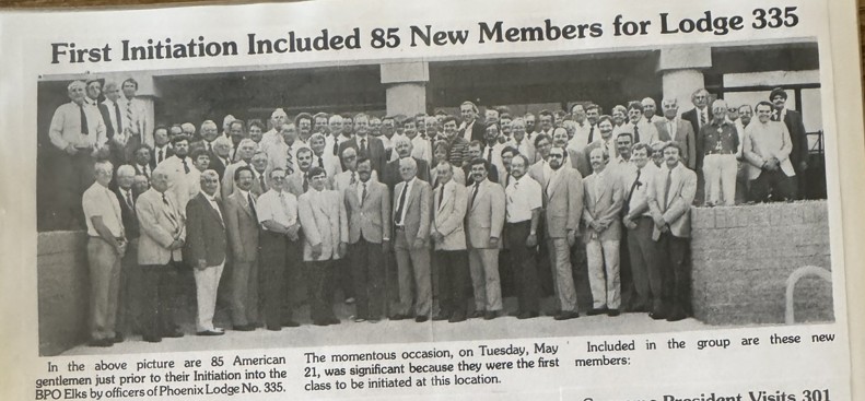 First Initiation with 85 New Members