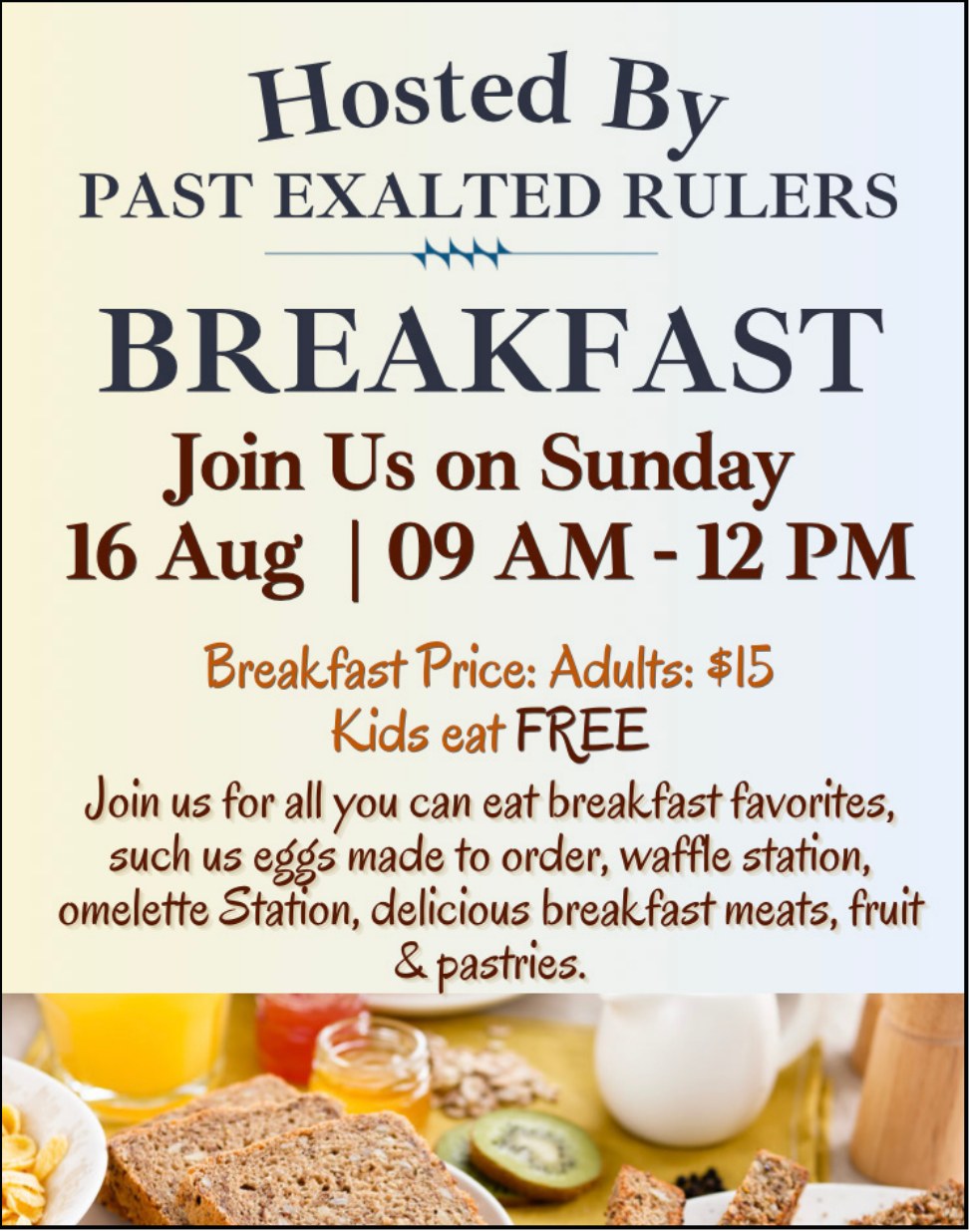 PER Breakfast August 16, 2026