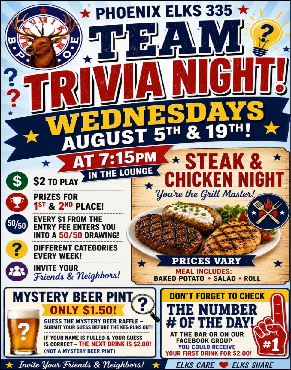 Team Trivia Night August 2026