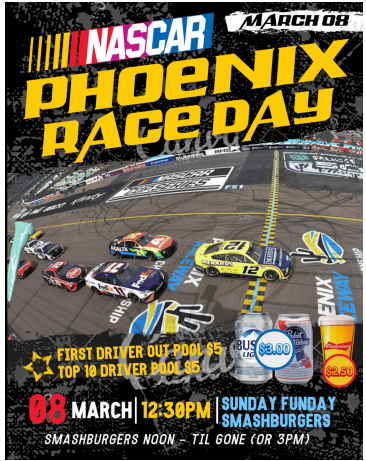 Phoenix Race Day - March 8, 2026