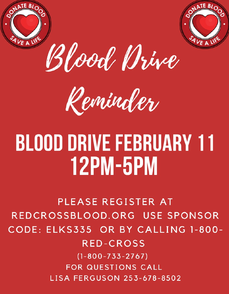 Blood Drive Phoenix Elks Lodge 335