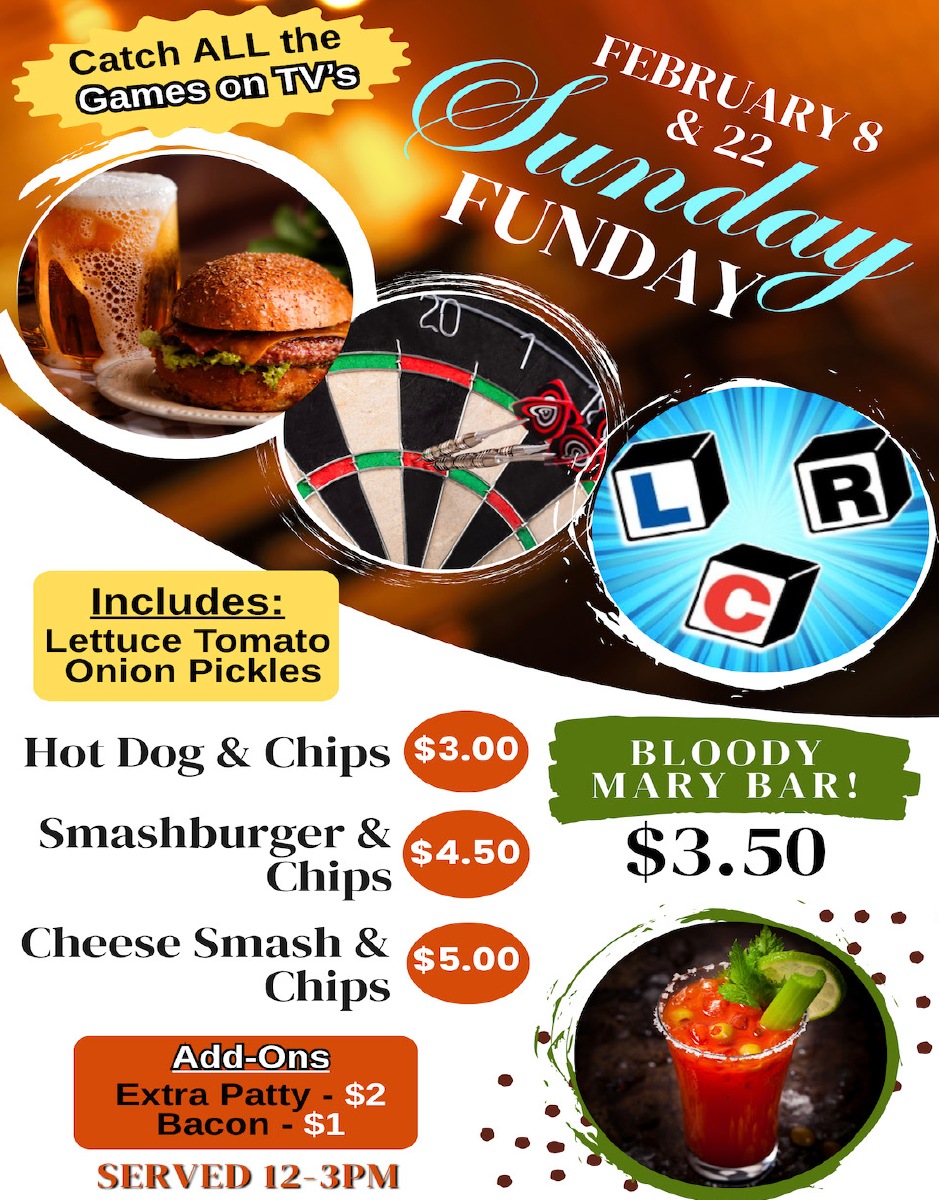 Sunday Funday Smash Burgers Phoenix Elks